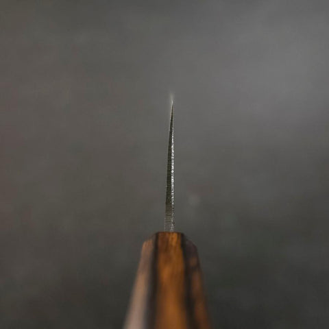 Nakiri Blue Steel #2 Kurouchi Sumi Urushi Griff 165mm-[Musashi]-[Japan-Küchenmesser]