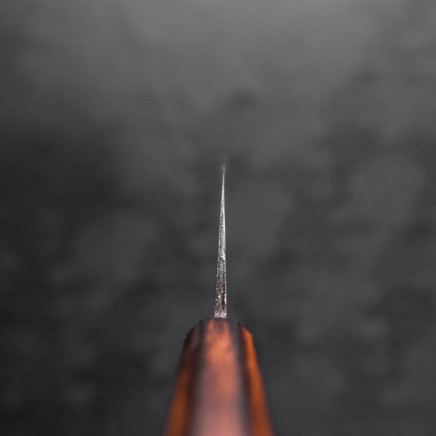 Nakiri Blue Steel #2 Kurouchi Sumi Urushi Griff 165mm-[Musashi]-[Japan-Küchenmesser]