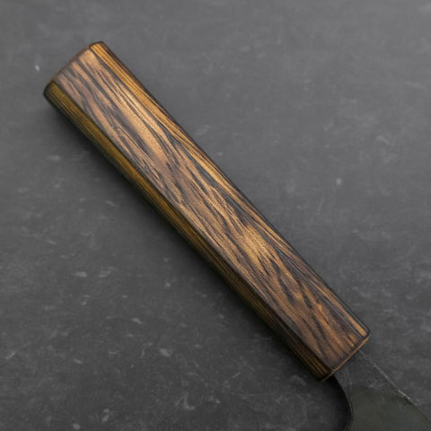Nakiri Blue Steel #2 Kurouchi Sumi Urushi Griff 165mm-[Musashi]-[Japan-Küchenmesser]
