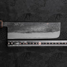 Nakiri Blue Steel #2 Kurouchi Sumi Urushi Griff 165mm-[Musashi]-[Japan-Küchenmesser]