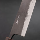 Nakiri Blue Steel #2 Kurouchi Sumi Urushi Griff 165mm-[Musashi]-[Japan-Küchenmesser]