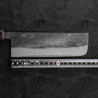 Nakiri Blue Steel #2 Kurouchi Sumi Urushi Griff 165mm-[Musashi]-[Japan-Küchenmesser]