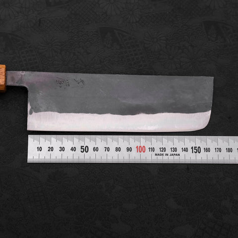 Nakiri Blue Steel #2 Kurouchi Yaki Urushi Griff 165mm