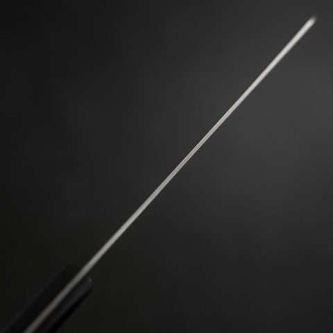 Nakiri Blue Steel #2 Polished Stainless Clad Western Handle 160mm (6.3”)-[Musashi]-[Japan-Küchenmesser]