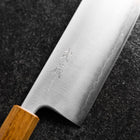 Nakiri Blue Super Poliert Yaki Urushi Griff 165mm-[Musashi]-[Japan-Küchenmesser]