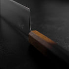Nakiri Blue Super Poliert Yaki Urushi Griff 165mm-[Musashi]-[Japan-Küchenmesser]