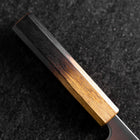 Nakiri Blue Super Poliert Yaki Urushi Griff 165mm-[Musashi]-[Japan-Küchenmesser]