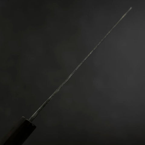 Nakiri Blue Steel #2 Kurouchi Ebony Handle 165mm-[Musashi]-[Japanese-Kitchen-Knives]
