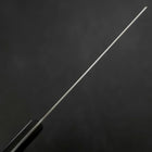 Nakiri Chromax Poliert Schwarzer Westlicher Griff 165mm-[Musashi]-[Japan-Küchenmesser]