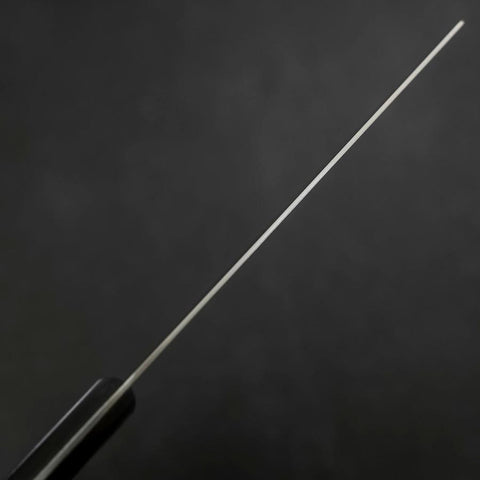 Nakiri Chromax Poliert Schwarzer Westlicher Griff 165mm-[Musashi]-[Japan-Küchenmesser]