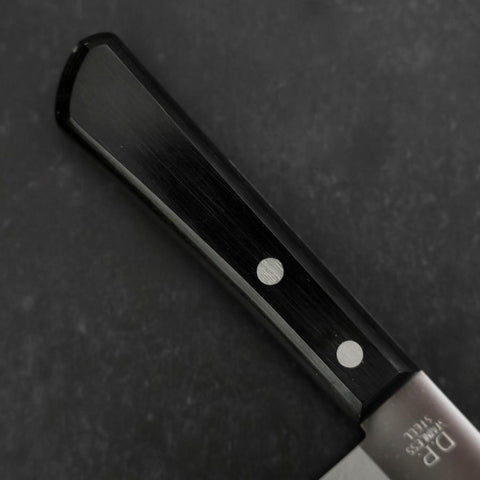 Nakiri Chromax Poliert Schwarzer Westlicher Griff 165mm-[Musashi]-[Japan-Küchenmesser]
