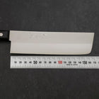 Nakiri Chromax Polished Western Black Handle 165mm (6.5”)-[Musashi]-[Japan-Küchenmesser]