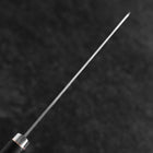 Nakiri Edelstahlummantelung Blue Super Poliert Westlicher Schwarz-Roter Griff 160mm-[Musashi]-[Japan-Küchenmesser]