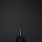 Nakiri Kobalt Edelstahl HRC62 Kurouchi Damast Büffelhorn und Ebenholz Griff 165mm-[Musashi]-[Japan-Küchenmesser]