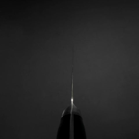 Nakiri Molybdän Poliert Schwarzer Westlicher Griff 160mm-[Musashi]-[Japan-Küchenmesser]
