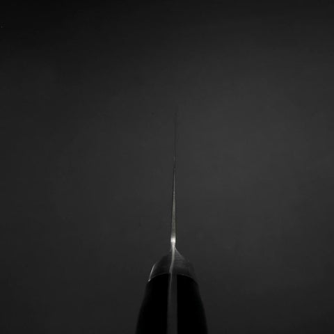 Nakiri Molybdenum Polished Western Black Handle 160mm (6.3”)-[Musashi]-[Japan-Küchenmesser]