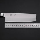 Nakiri Molybdenum Polished Western Black Handle 160mm (6.3”)-[Musashi]-[Japan-Küchenmesser]