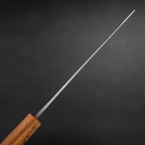 Nakiri SK-Stahl Kurouchi Eichenholz Griff 170mm-[Musashi]-[Japan-Küchenmesser]