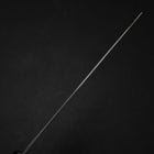 Nakiri SK-Stahl Kurouchi Kurigata Magnolienholz Griff 170mm-[Musashi]-[Japan-Küchenmesser]