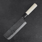 Nakiri SK Stahl Kurouchi Magnoliengriff 170mm-[Musashi]-[Japan-Küchenmesser]