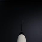 Nakiri SK-Stahl Kurouchi Magnolienholz Griff 170mm-[Musashi]-[Japan-Küchenmesser]