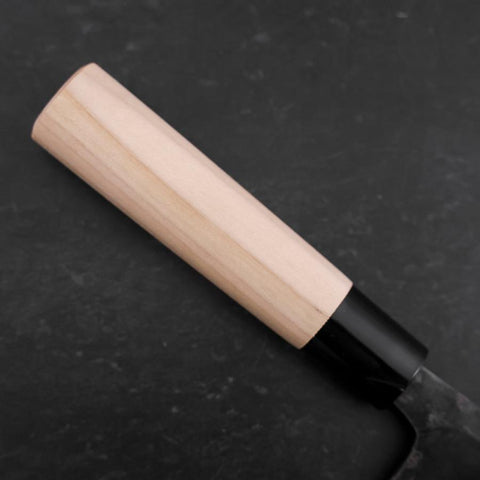 Nakiri SK Stahl Kurouchi Magnoliengriff 170mm-[Musashi]-[Japan-Küchenmesser]