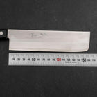 Nakiri SKD12 Polished Western Black Handle 165mm (6.5”)-[Musashi]-[Japan-Küchenmesser]