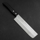 Nakiri SKD12 Polished Western Black Handle 165mm (6.5”)-[Musashi]-[Japan-Küchenmesser]