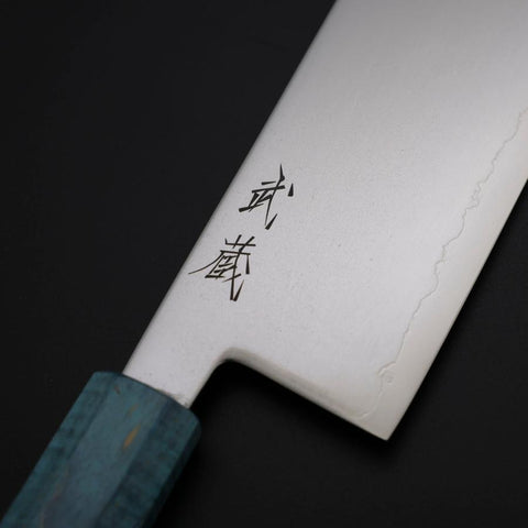 Nakiri SLD Kagami Korallenstrand-Optik Griff 170mm-[Musashi]-[Japan-Küchenmesser]