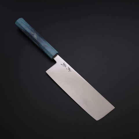 Nakiri SLD Kagami Korallenstrand-Optik Griff 170mm-[Musashi]-[Japan-Küchenmesser]