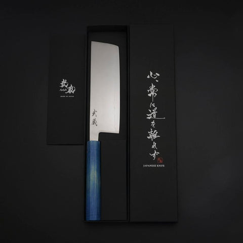 Nakiri SLD Kagami Küstenoptik Griff 170mm-[Musashi]-[Japan-Küchenmesser]