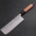 Nakiri SLD Nashiji Washi Kirsche und Rosenholz Griff 165mm-[Musashi]-[Japan-Küchenmesser]