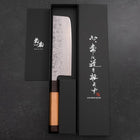 Nakiri SLD Nashiji Washi Kirsche und Rosenholz Griff 165mm-[Musashi]-[Japan-Küchenmesser]