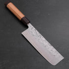 Nakiri SLD Nashiji Washi Kirsche und Rosenholz Griff 165mm-[Musashi]-[Japan-Küchenmesser]