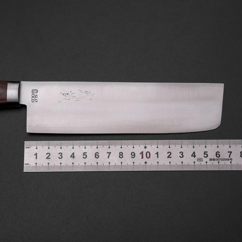 Nakiri SLD Polished Western Handle 165mm (6.5”)-[Musashi]-[Japan-Küchenmesser]