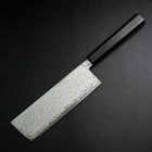Nakiri SLD Schwarzer Damast Ebenholz Griff 170mm-[Musashi]-[Japan-Küchenmesser]