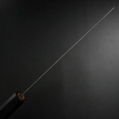 Nakiri SLD Schwarzer Damast Ebenholz Griff 170mm-[Musashi]-[Japan-Küchenmesser]
