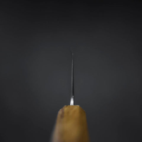 Nakiri SLD Wellen-Nickel Damast Yaki Urushi Griff 165mm-[Musashi]-[Japan-Küchenmesser]