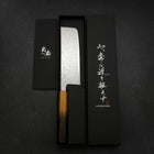 Nakiri SLD Wellen-Nickel Damast Yaki Urushi Griff 165mm-[Musashi]-[Japan-Küchenmesser]