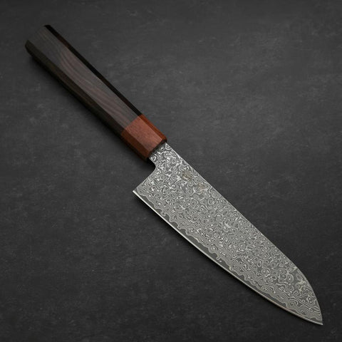 Nakiri & Santoku VG-10 Damast Rosen- und Ebenholz Sakura Set-[Musashi]-[Japan-Küchenmesser]