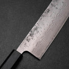 Nakiri Schwedenstahl Nashiji Washi Damast Blauer Urushi Griff 165mm-[Musashi]-[Japan-Küchenmesser]