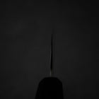 Nakiri Schwedenstahl Nashiji Washi Damast Blauer Urushi Griff 165mm-[Musashi]-[Japan-Küchenmesser]