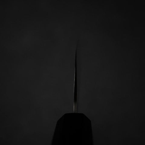 Nakiri Schwedenstahl Nashiji Washi Damast Blauer Urushi Griff 165mm-[Musashi]-[Japan-Küchenmesser]