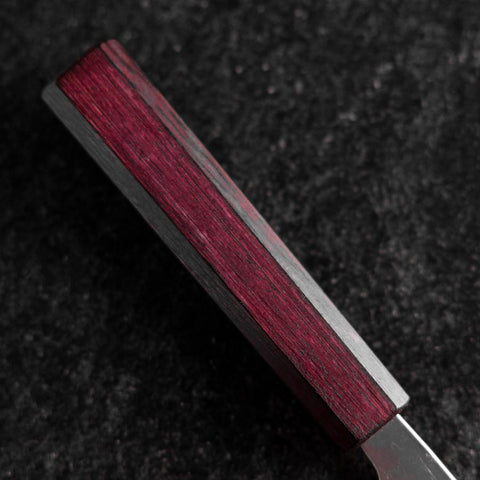 Nakiri Schwedenstahl Nashiji Washi Damast Lila Urushi Griff 165mm-[Musashi]-[Japan-Küchenmesser]