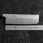 Nakiri Schwedenstahl Nashiji Washi Damast Lila Urushi Griff 165mm-[Musashi]-[Japan-Küchenmesser]