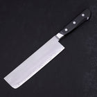 Nakiri Schwedenstahl Poliert Westlicher Griff 165mm-[Musashi]-[Japan-Küchenmesser]