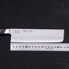 Nakiri Schwedenstahl Poliert Westlicher Griff 165mm-[Musashi]-[Japan-Küchenmesser]