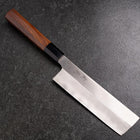 Nakiri Silver Steel #3 Kasumi Büffelhorn und Bubinga Griff 165mm-[Musashi]-[Japan-Küchenmesser]