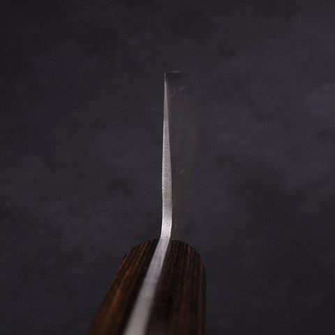Nakiri Silver Steel #3 Nashiji Brauner Westlicher Griff 165mm-[Musashi]-[Japan-Küchenmesser]