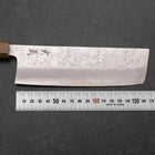 Nakiri Silver Steel #3 Nashiji Olivenholz Griff 165mm-[Musashi]-[Japan-Küchenmesser]